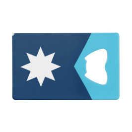 Abrebotellas De Tarjeta De Crédito Bandera estatal de Minnesota