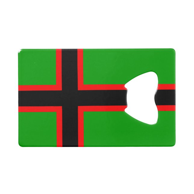 Abrebotellas De Tarjeta De Crédito Bandera nacional de Karelia (Anverso (Horizontal))