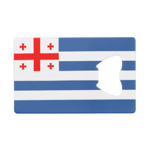 Abrebotellas De Tarjeta De Crédito Bandera patriótica de Adjara