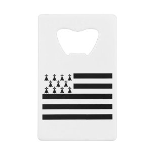 Abrebotellas De Tarjeta De Crédito Bandera patriótica de Bretaña