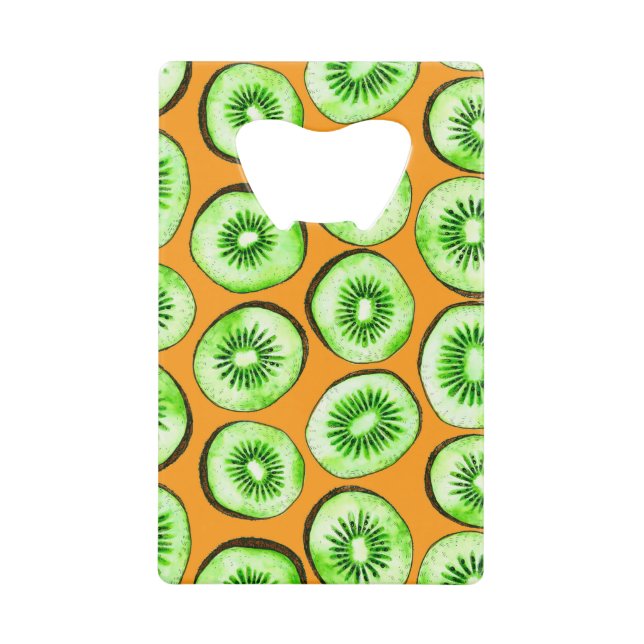 Abrebotellas De Tarjeta De Crédito Barajas de Kiwi (Anverso)