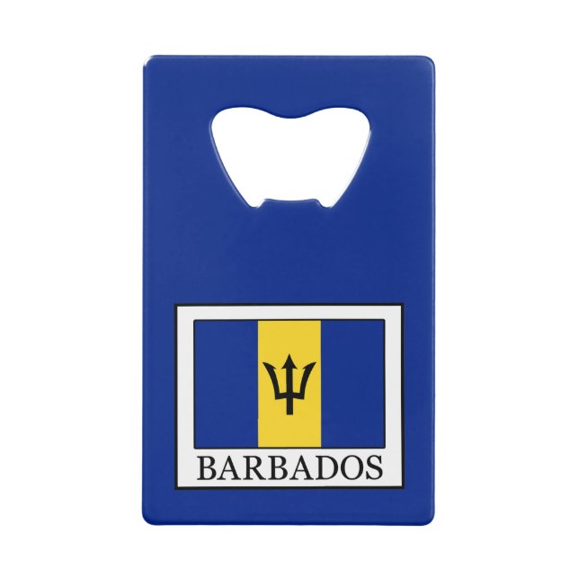 Abrebotellas De Tarjeta De Crédito Barbados (Anverso)