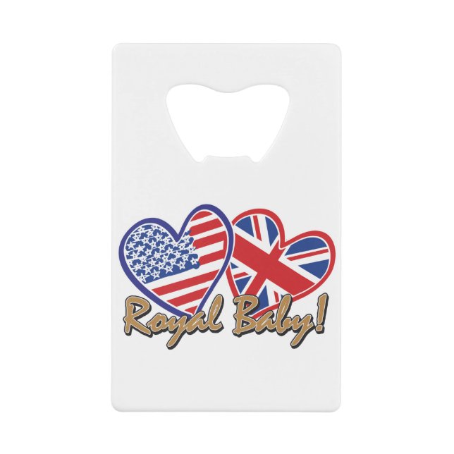 Abrebotellas De Tarjeta De Crédito Bebé Real (Anverso)