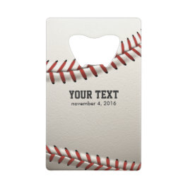 Abrebotellas De Tarjeta De Crédito Béisbol
