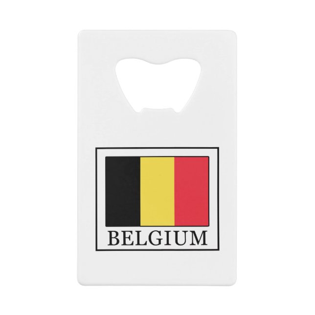 Abrebotellas De Tarjeta De Crédito Bélgica (Anverso)