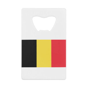 Abrebotellas De Tarjeta De Crédito Belgien - Belgique - België - Bandera de Bélgica