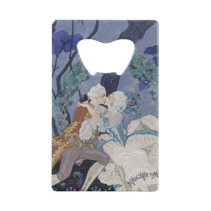 Abrebotellas De Tarjeta De Crédito Beso secreto, ilustracion para los "Fetes