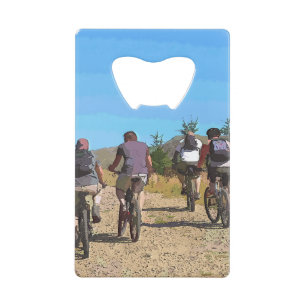 ABREBOTELLAS DE TARJETA DE CRÉDITO BICICLETA DE MONTAÑA