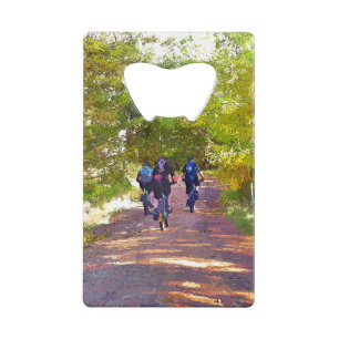 ABREBOTELLAS DE TARJETA DE CRÉDITO BICICLETA DE MONTAÑA