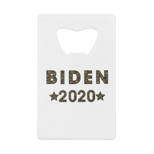 Abrebotellas De Tarjeta De Crédito Biden Camouflage