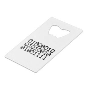 ABREBOTELLAS DE TARJETA DE CRÉDITO BINARY BRO