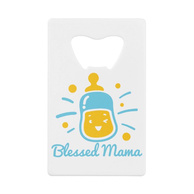 Abrebotellas De Tarjeta De Crédito Blessed Mama (Anverso)