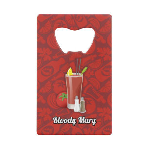 Abrebotellas De Tarjeta De Crédito Bloody Mary