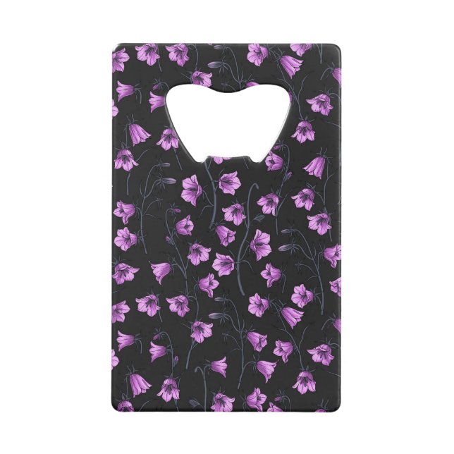 Abrebotellas De Tarjeta De Crédito Bluebells, Harebells, Bellflowers 2 (Anverso)