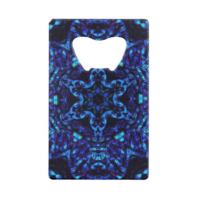 Abrebotellas De Tarjeta De Crédito Blued Up (Reverso)
