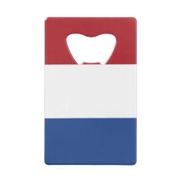 Abrebotellas De Tarjeta De Crédito Bocato de la bandera de los Países Bajos