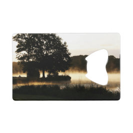 Abrebotellas De Tarjeta De Crédito Bocna Morning Lake Scene