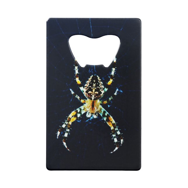Abrebotellas De Tarjeta De Crédito Bocnm de araña de los jardines europeos (Anverso)