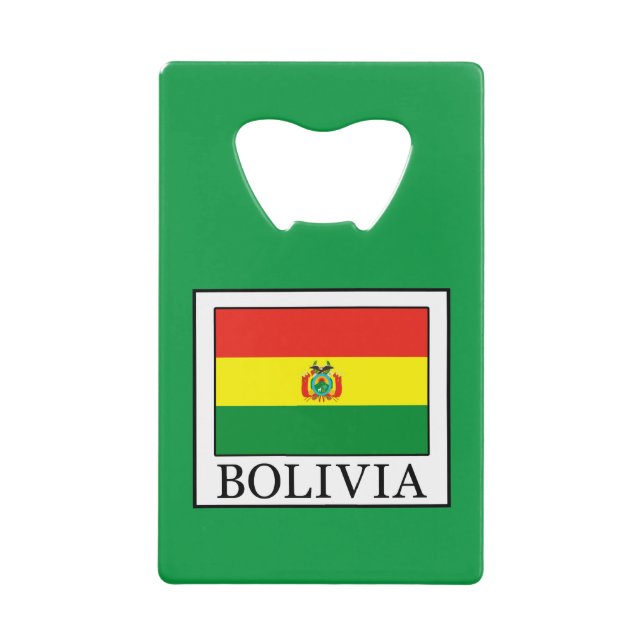 Abrebotellas De Tarjeta De Crédito Bolivia (Anverso)