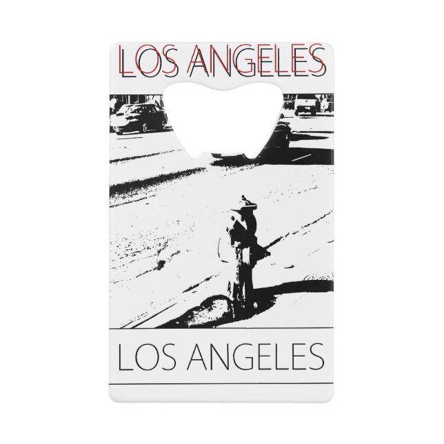 Abrebotellas De Tarjeta De Crédito bomba de agua de LA (Anverso)