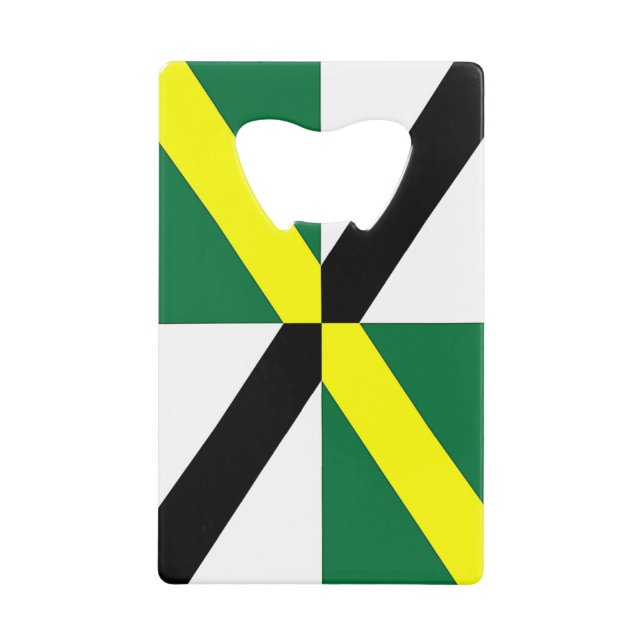 Abrebotellas De Tarjeta De Crédito Botella de acero inoxidable Bandera de apertura de (Anverso)