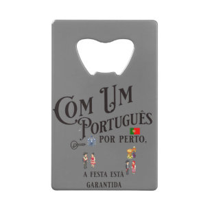 Abrebotellas De Tarjeta De Crédito Botella de acero inoxidable Opener Com um Portugue