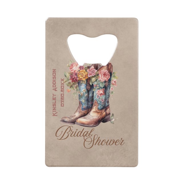 Abrebotellas De Tarjeta De Crédito Botella inoxidable de brunch y bubbly (Anverso)