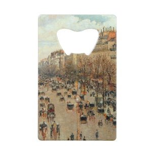 Abrebotellas De Tarjeta De Crédito Boulevard Montmartre-Eremitage Camille Pissarro