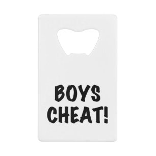 Abrebotellas De Tarjeta De Crédito Boys Cheat