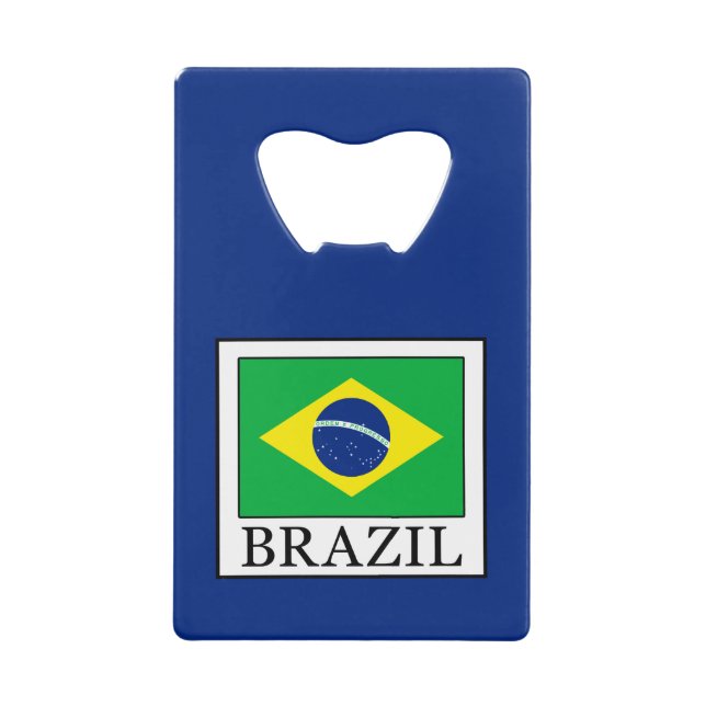 Abrebotellas De Tarjeta De Crédito Brasil (Anverso)