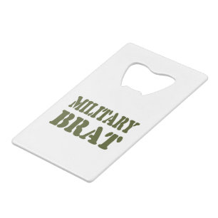 ABREBOTELLAS DE TARJETA DE CRÉDITO BRAT MILITAR