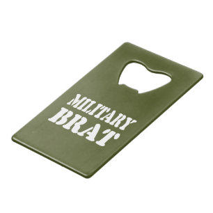 ABREBOTELLAS DE TARJETA DE CRÉDITO BRAT MILITAR