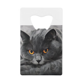 Abrebotellas De Tarjeta De Crédito British Shorthair Kitty
