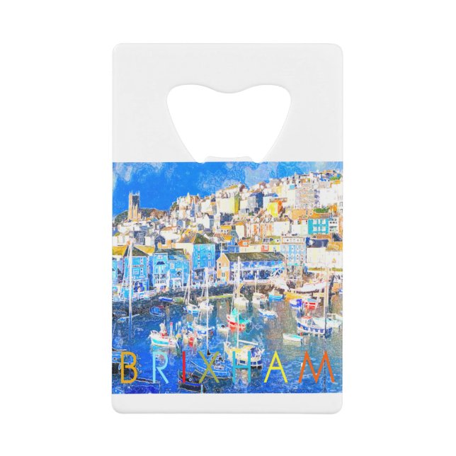 Abrebotellas De Tarjeta De Crédito Brixham (Anverso)