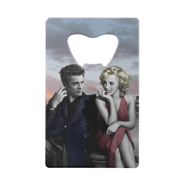 Abrebotellas De Tarjeta De Crédito Brooklyn B&W 2 (Anverso)