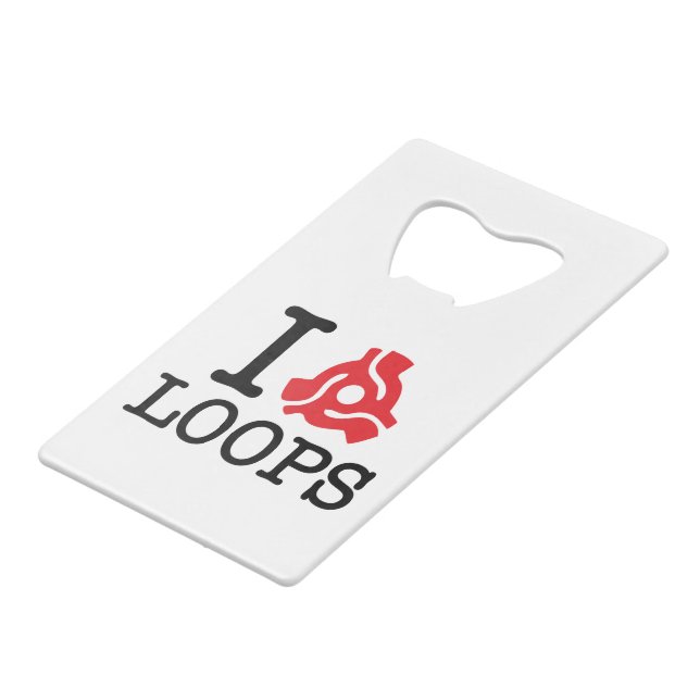 Abrebotellas De Tarjeta De Crédito Bucles del adaptador I 45 (Ángulo frontal)