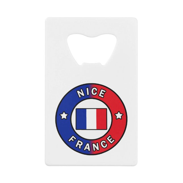 Abrebotellas De Tarjeta De Crédito Buena Francia (Anverso)