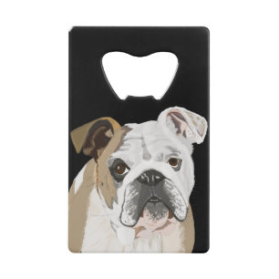 Abrebotellas De Tarjeta De Crédito Bulldog inglés