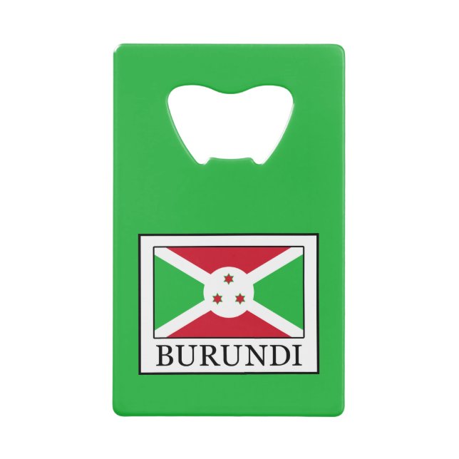 Abrebotellas De Tarjeta De Crédito Burundi (Anverso)