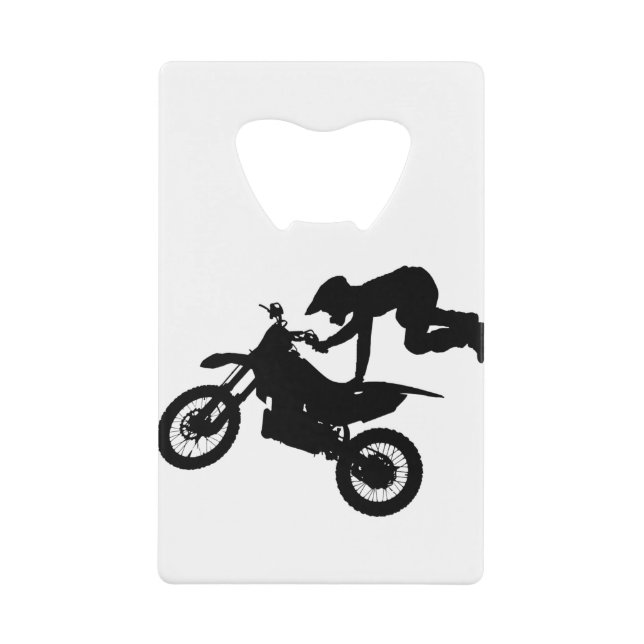 Abrebotellas De Tarjeta De Crédito CA MotoCross (Anverso)