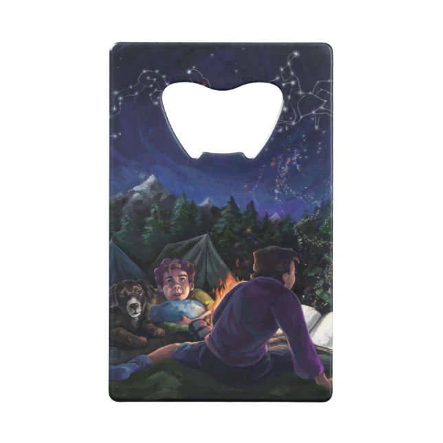 Abrebotellas De Tarjeta De Crédito Caballeros de Verano (Anverso)