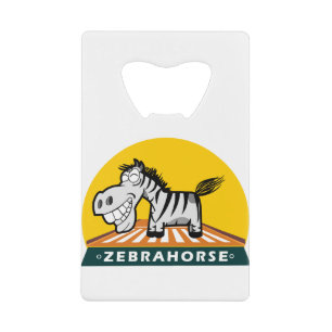 Abrebotellas De Tarjeta De Crédito Caballo de cebra