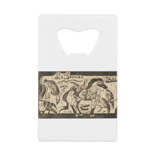 Abrebotellas De Tarjeta De Crédito Caballo y pájaros, portada de Le sourire (1899)