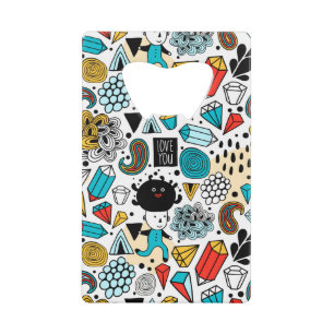 Abrebotellas De Tarjeta De Crédito Cabeza loca