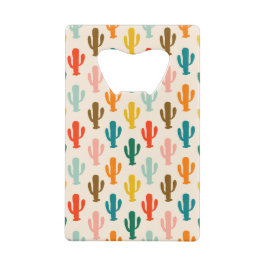 Abrebotellas De Tarjeta De Crédito Cacti inmaculado