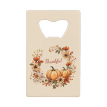 Calabaza agradecida y flores de otoño