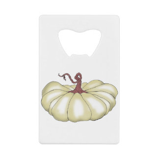 Abrebotellas De Tarjeta De Crédito calabaza lisa tan