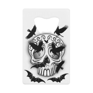 Abrebotellas De Tarjeta De Crédito Calaveras decorativas de Halloween