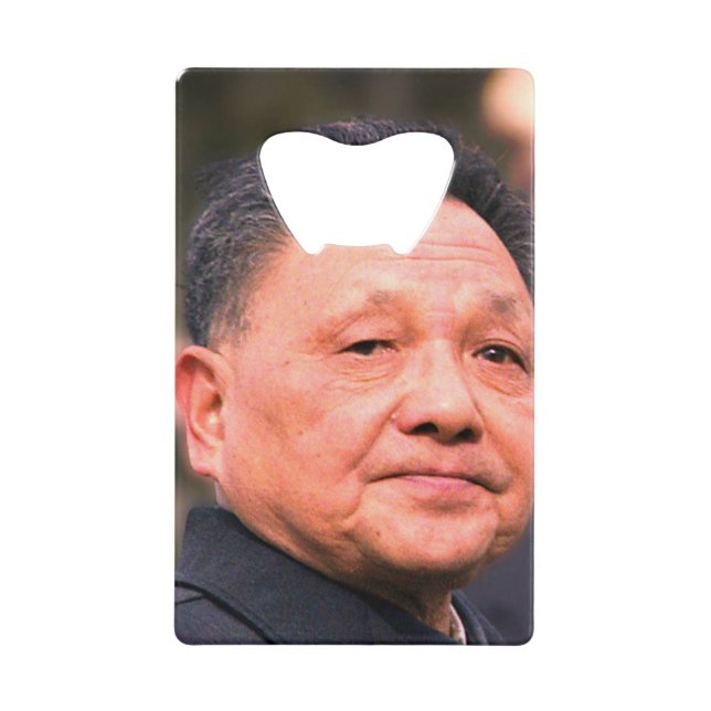 Abrebotellas De Tarjeta De Crédito Camarada Deng Xiaoping - Líder chino (Anverso)
