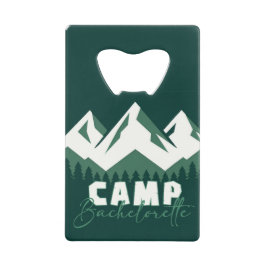 Abrebotellas De Tarjeta De Crédito Camp Bachelorette